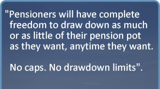 George Osborne's Budget Statement - No Caps. No Drawdown Limits